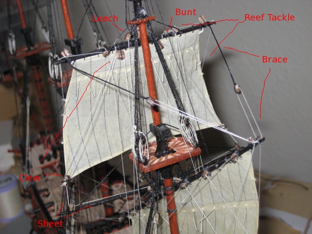 Mizzen topsail running rigging (from aft)