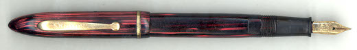 Sheaffer Balance (Junior size), red striated