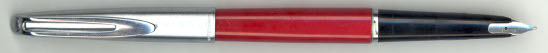 Waterman CF steel nib, red